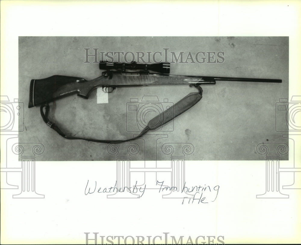 1994 Press Photo Weathersby 7mm Hunting Riffle - Historic Images