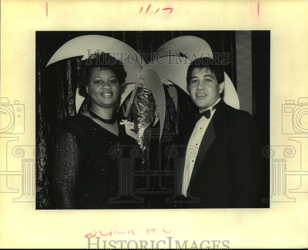 1992 Press Photo Young Leadership Council Gala - Bonnie Payton and Phil Gunn - Historic Images