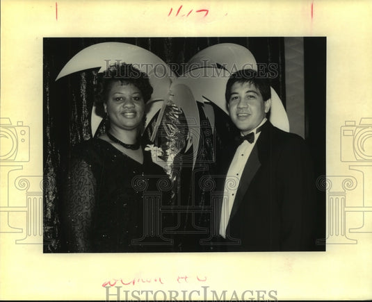 1992 Press Photo Young Leadership Council Gala - Bonnie Payton and Phil Gunn - Historic Images