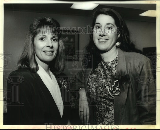 1994 Press Photo Marian Silea & Lyn Hallaron at Sweet Charities Event - Historic Images