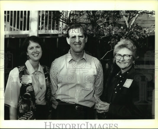 1993 Press Photo Bieg Easy Berthe Amoss Party - Martha Lacy Hall and others - Historic Images