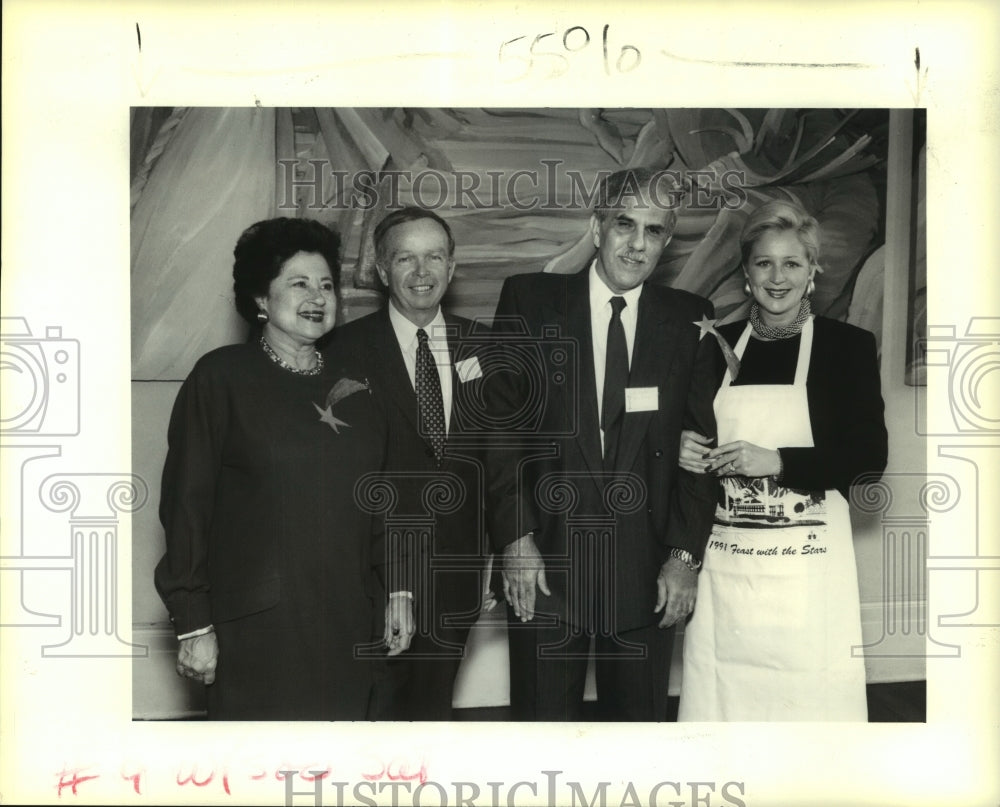 1991 Press Photo Parkway Partners, Feast With the Stars attendees - nob24223 - Historic Images