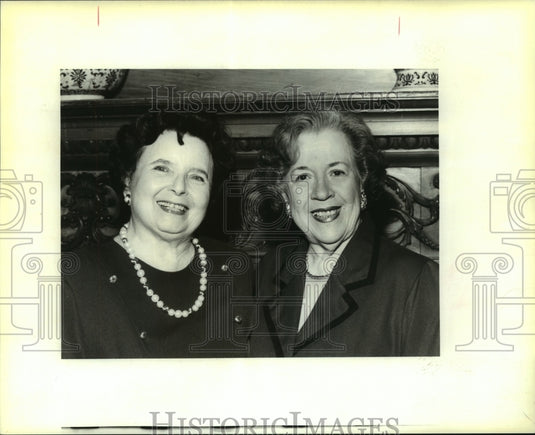 1994 Press Photo Mildred Crouere & Evelyn Hamblen attend an event - nob24263 - Historic Images