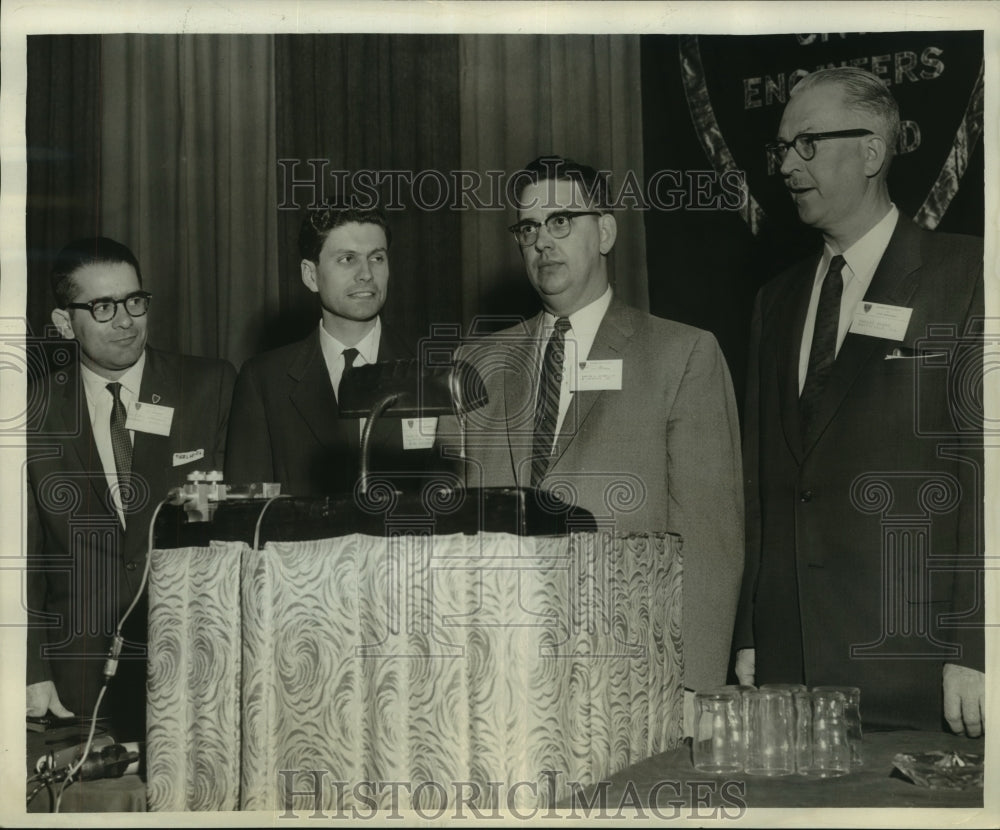 1960 Press Photo Speakers at structural division, ASCE convention at Jung Hotel - Historic Images