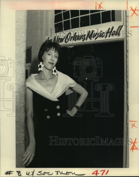 1991 Press Photo Della Graham at the Planned Parenthood Night - nob24492 - Historic Images