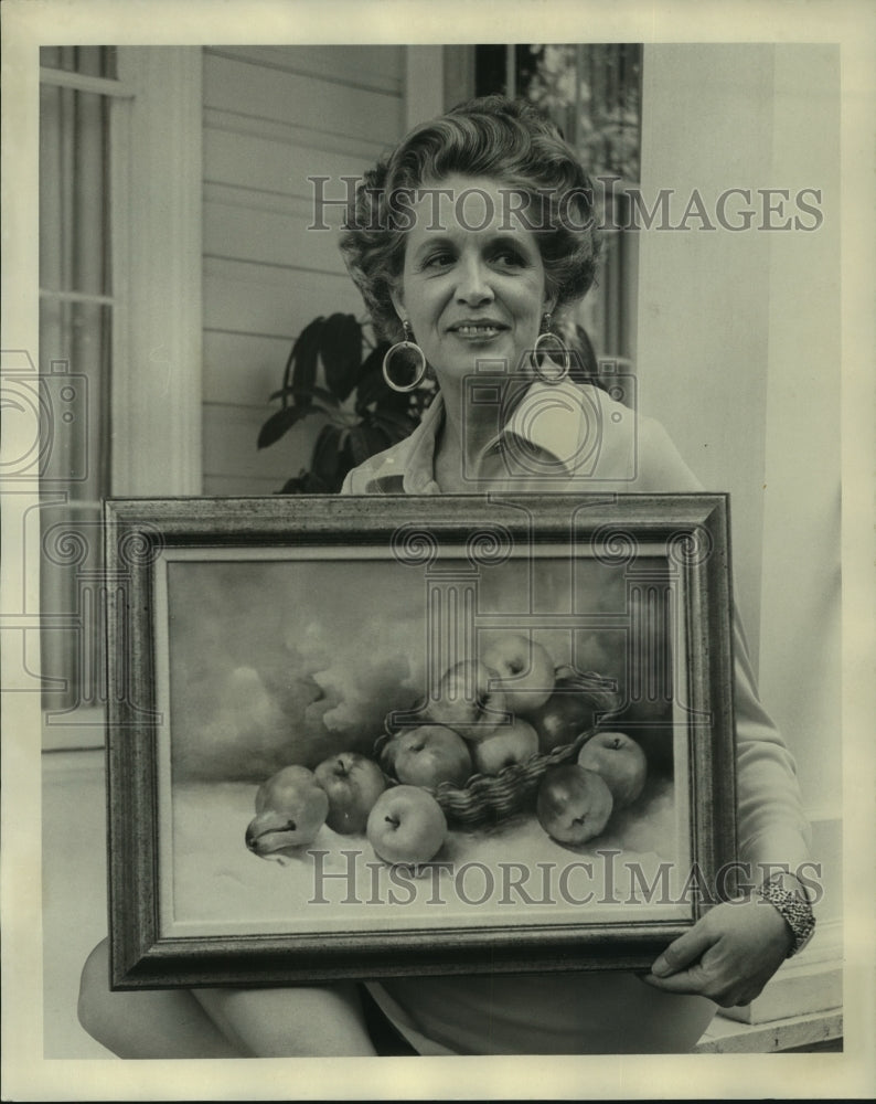 1974 Press Photo Mrs Kay Godshalk of China Painting Teacher Organization-Historic Images