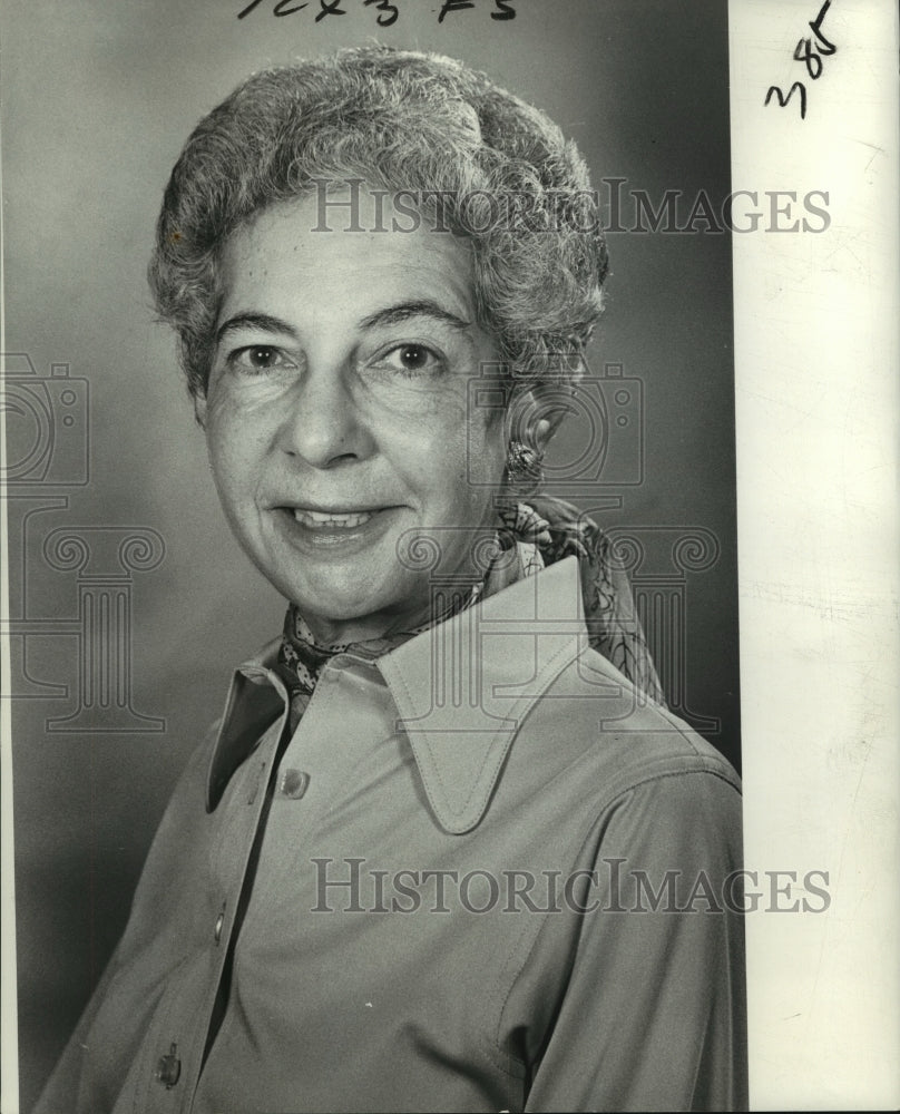 1975 Press Photo Mrs. Walter Godchaux Jr, Louisiana prominent citizen - Historic Images