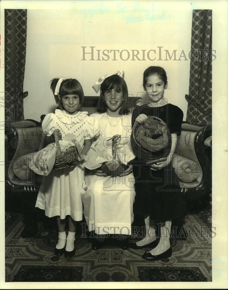 1989 Press Photo Children attending the Kingsley House Benefit - Historic Images