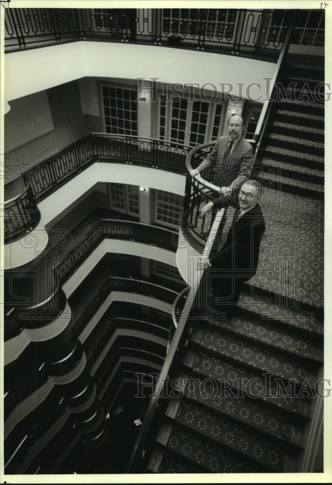 1992 Press Photo Partners of Cadwalader, Wickersham &amp; Taft Law Firm, Manhattan - Historic Images