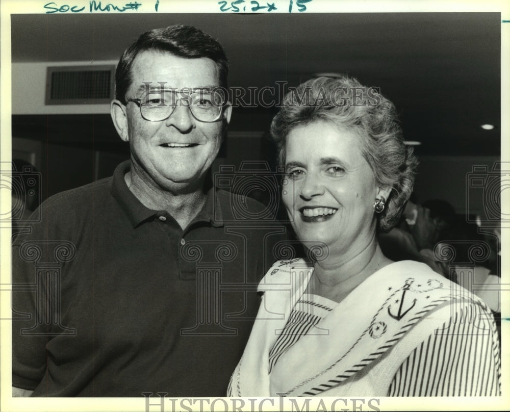 1993 Press Photo John and Suzy Graham at a Vanderbilt Event - Historic Images