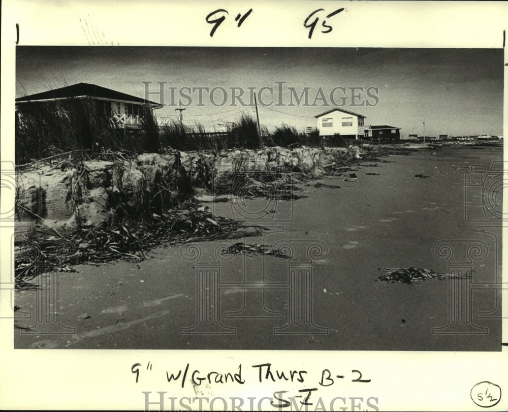 1979 Press Photo Beach at Grand Isle Louisiana. - nob25130 - Historic Images