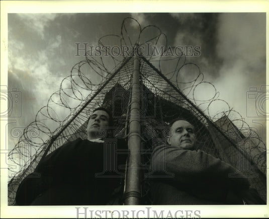 1992 Press Photo Robert Grant and Walter Rothschild Jefferson Parish Asst. DA's - Historic Images