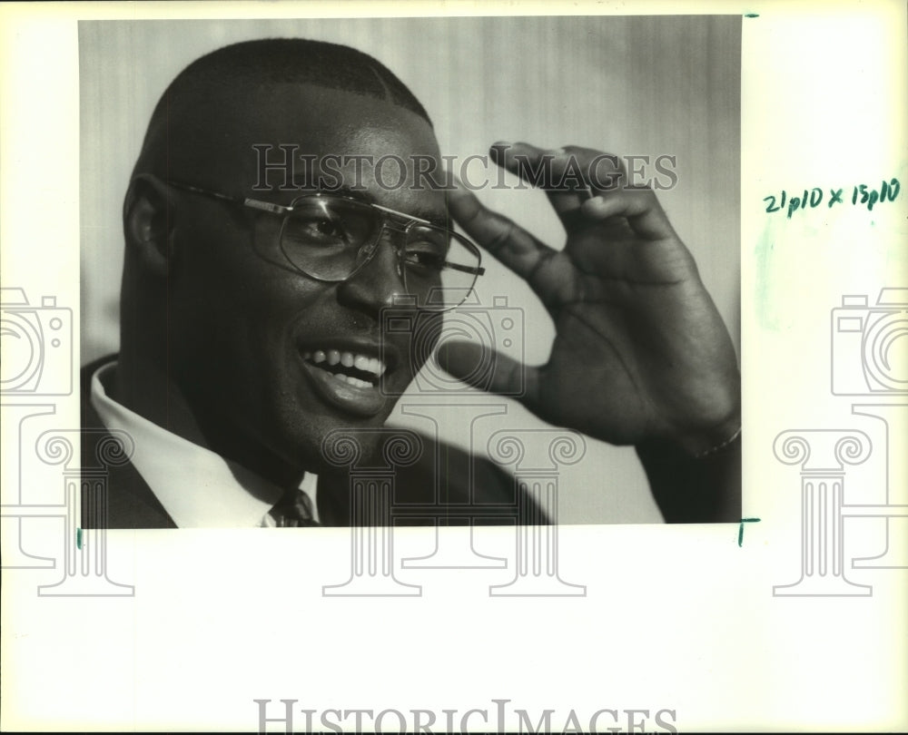 1991 Press Photo Chicago Bulls Horace Grant - Historic Images