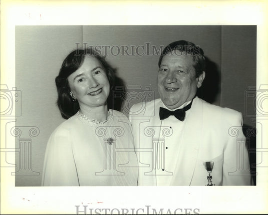 1994 Press Photo Arthemise & Edward Gros at Sons of Revolution Event - Historic Images
