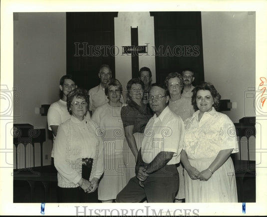 1988 Press Photo Gethsemane Lutheran Church Choir Members - Historic Images
