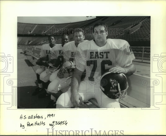 1991 Press Photo East High School All Stars Team- 1991 - Historic Images