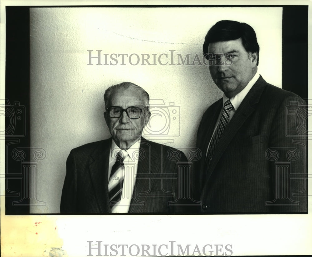 1984 Press Photo International Longshoremen&#39;s Union officers at Sheraton Canal - Historic Images