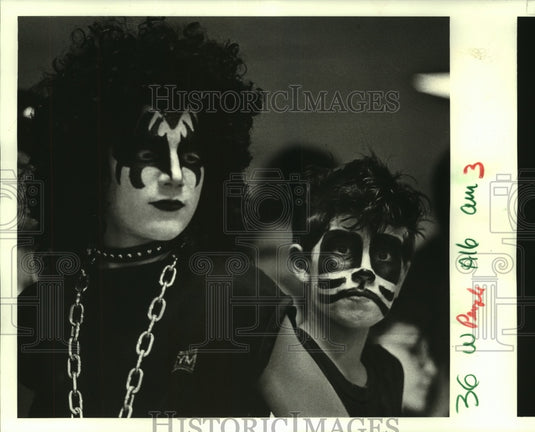 1985 Press Photo Celebrity look-a-like contest entrants at Godchaux's Lakeside - Historic Images
