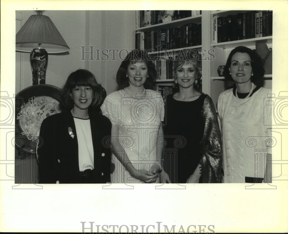 1990 Press Photo Art at the Park 90 Patron Party attendees - Historic Images