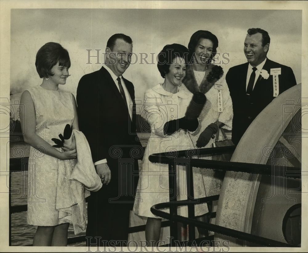 1966 Attendees to an outdoor event enjoy each other&#39;s company - Historic Images