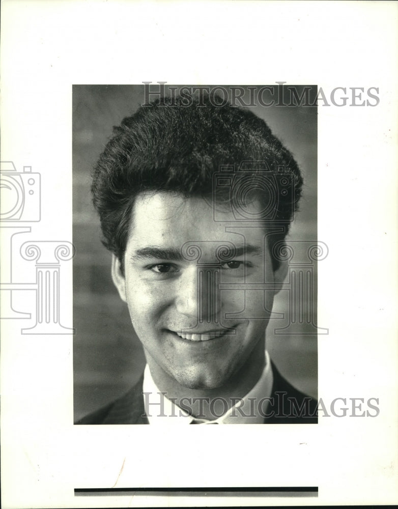 1987 Press Photo Donald S. Gervais Jr., St. Bernard Youth of the Month - Historic Images