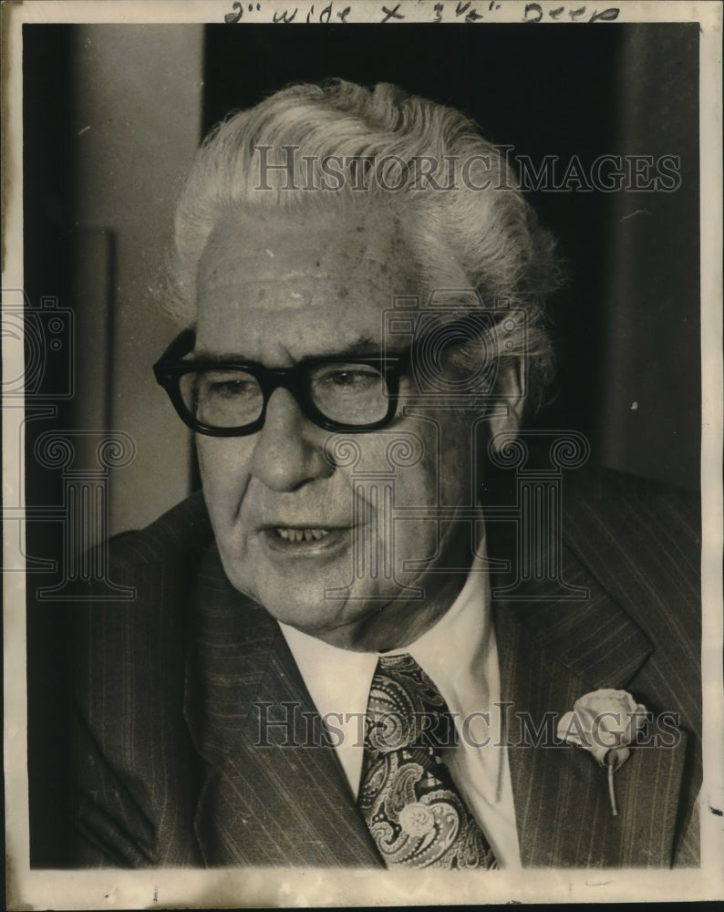 1972 Press Photo Reverend Doctor J.D. Grey, Baptist Preacher - nob26072 - Historic Images