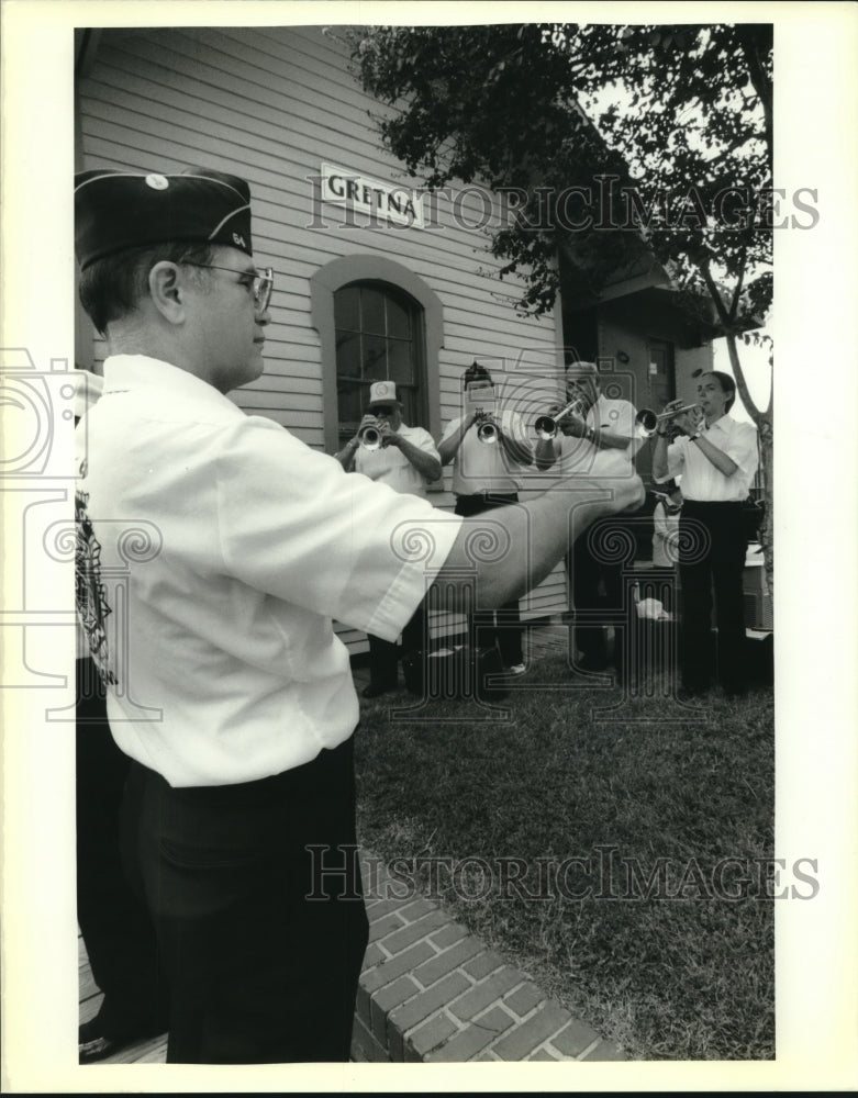 1988 Press Photo New Orleans - Gretna Diamond Jubilee Celebration - Historic Images