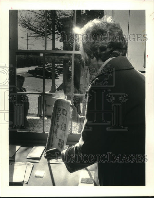 1987 Press Photo New Orleans - Mrs. Irma Donnes of Gretna Historical Society - Historic Images