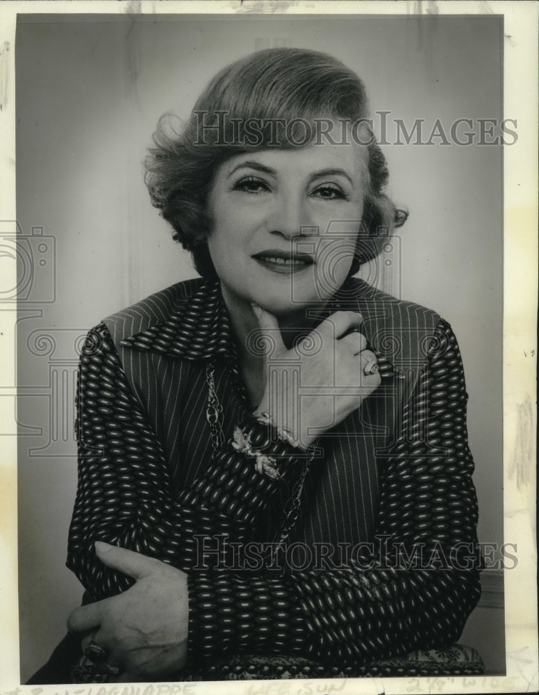 1977 Press Photo Cosmetics Tycoon Aida Grey - nob26095 - Historic Images