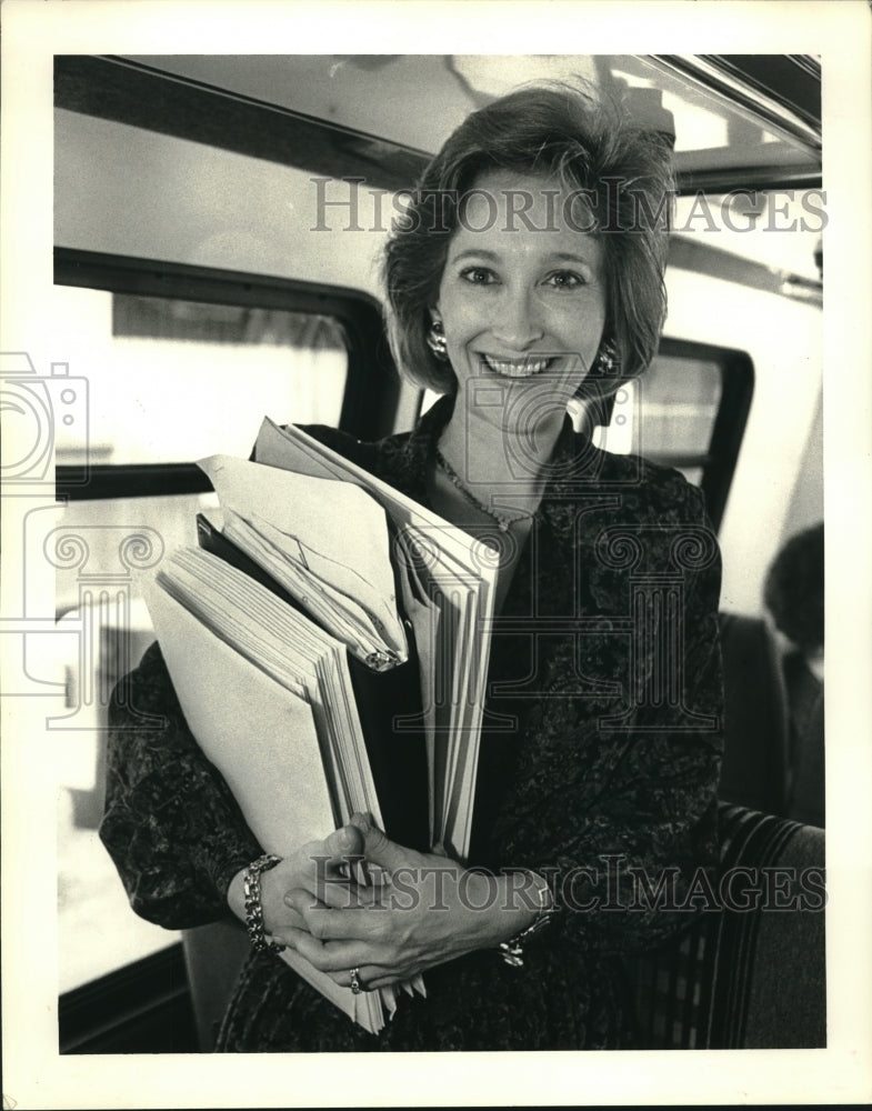 1987 Press Photo Beverly Gianna, GNO Tourist Convention Commission-New Orleans - Historic Images