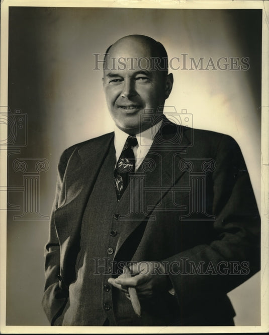 Press Photo M.M. Gilman, president of Packard Motor Car Company, Detroit. - Historic Images