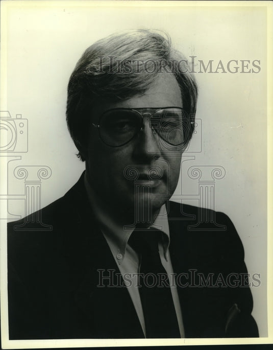 1984 Press Photo E. Lance Greenwald of Louisiana Commerical Bank, Madisonville - Historic Images