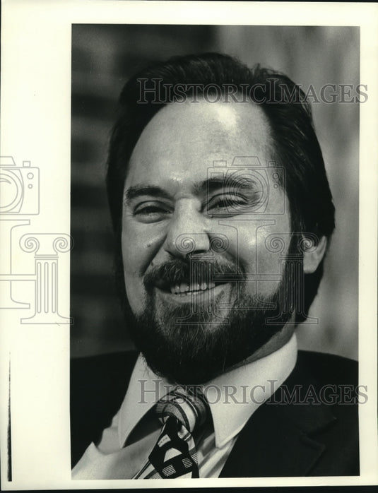 1982 Press Photo Wayne Greenleaf, superintendent of Belle Chasse State School - Historic Images