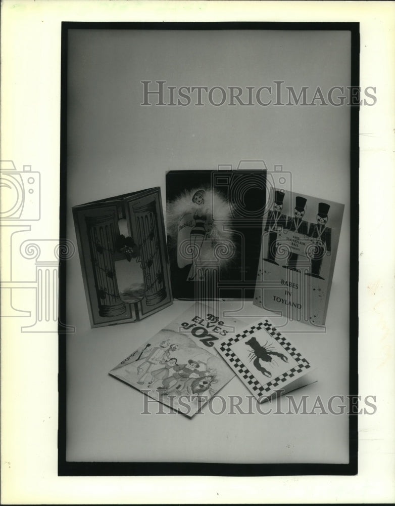 1988 Press Photo Custom greeting cards on display - nob26302 - Historic Images