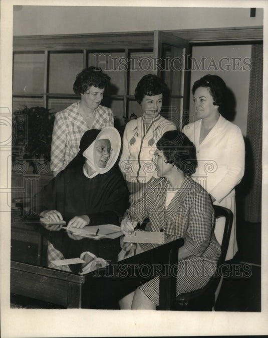 1967 Press Photo Cenacle Retreat House elected officers - nob26355 - Historic Images