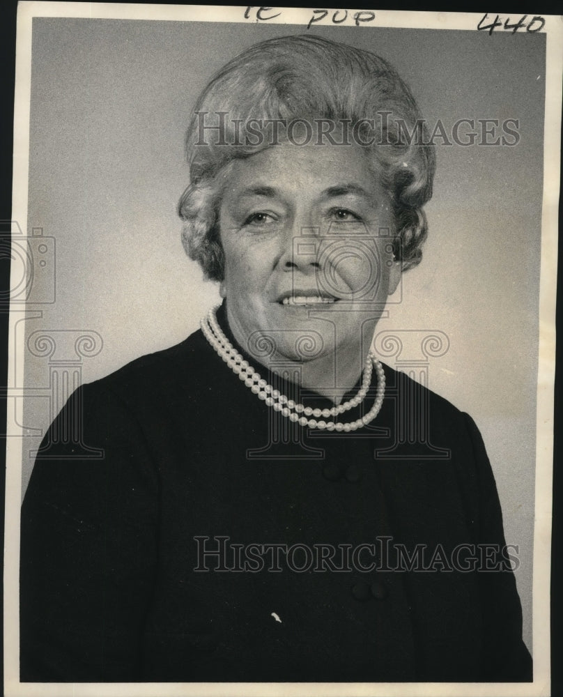 1971 Press Photo Sue Govan, president Society of Heart Assn. Professional Staff - Historic Images