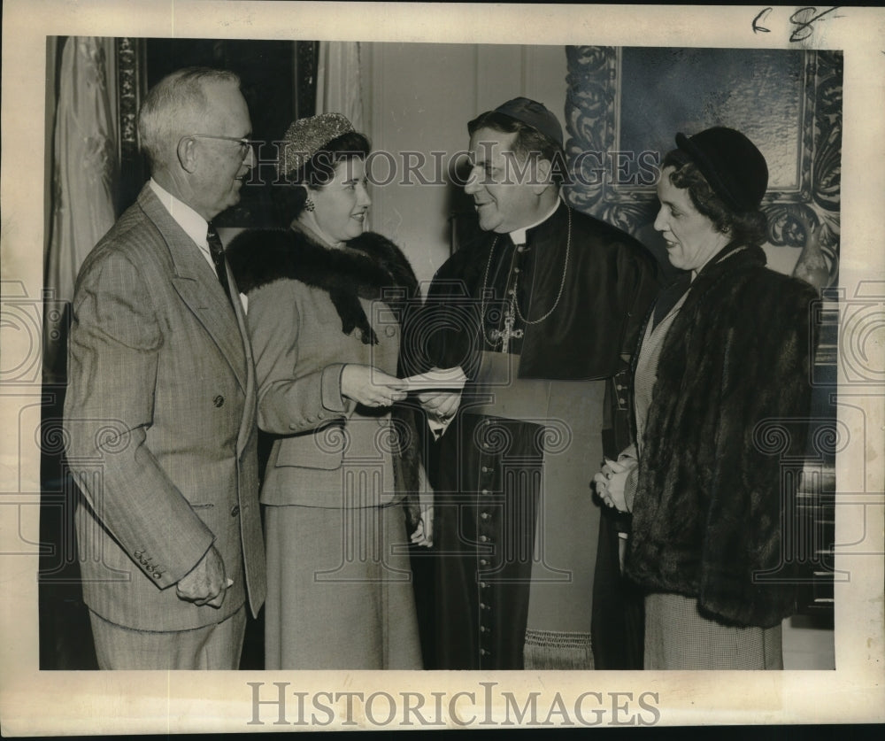 1950 Press Photo Notre Dame Seminary choir of New Orleans concert - nob26530 - Historic Images