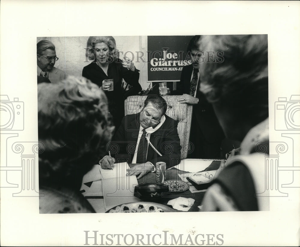 1977 Press Photo Councilman-at-Large Joe Giarrusso - nob26726 - Historic Images