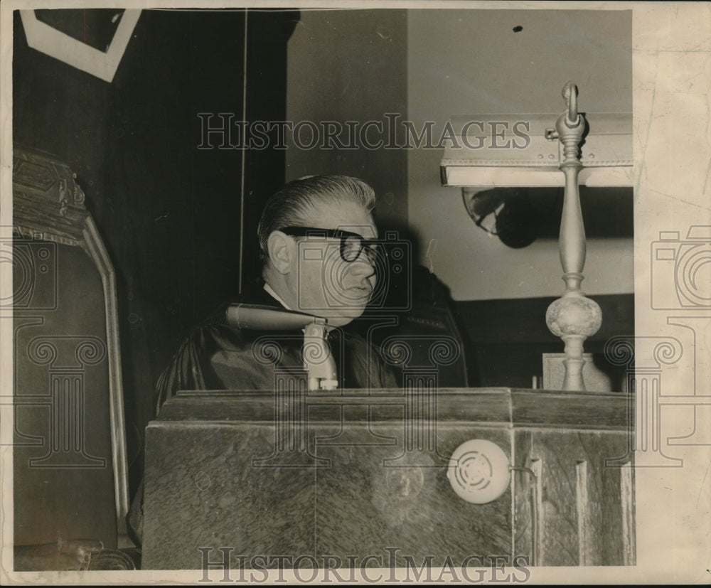 1964 Press Photo Judge Edward A. Haggerty, Jr., District Criminal Judge - Historic Images