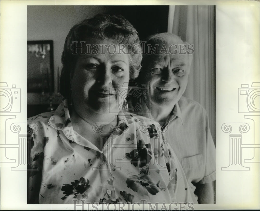 1993 Press Photo Jeannette &amp; George Hagardorn, Covington Senior Citizen Couple - Historic Images