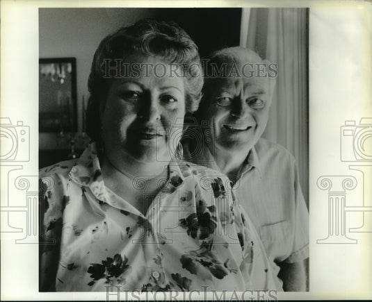 1993 Press Photo Jeannette & George Hagardorn, Covington Senior Citizen Couple - Historic Images