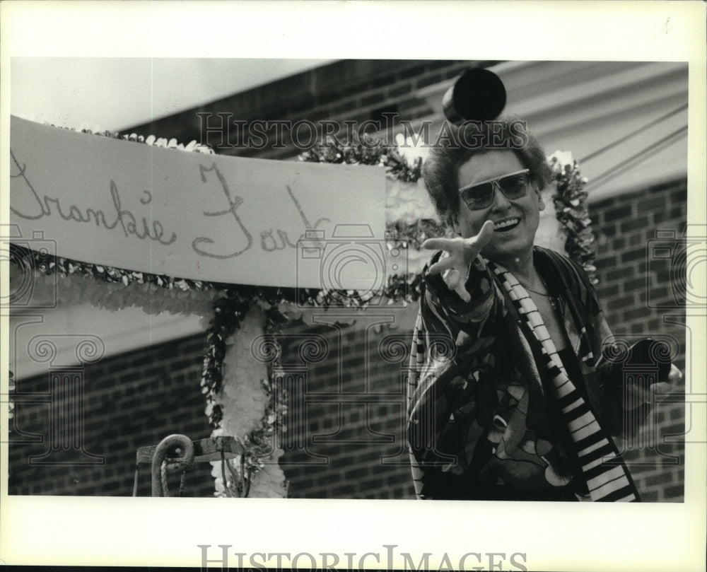 1994 Press Photo Singer Frankie Ford performs at the Gretna Heritage Festival - Historic Images