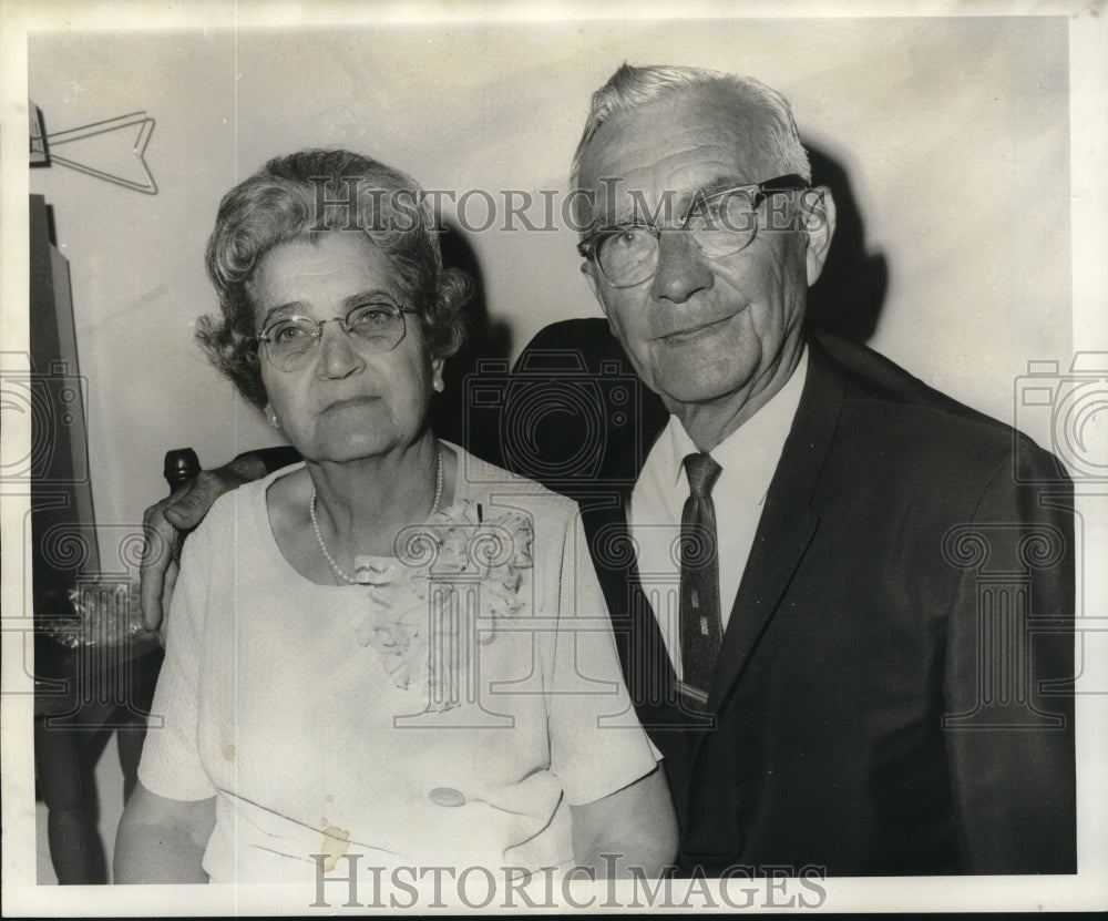 1968 Press Photo Mr. &amp; Mrs. Clifton Griffin celebrates 50th wedding anniversary - Historic Images