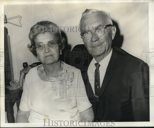 1968 Press Photo Mr. & Mrs. Clifton Griffin celebrates 50th wedding anniversary - Historic Images