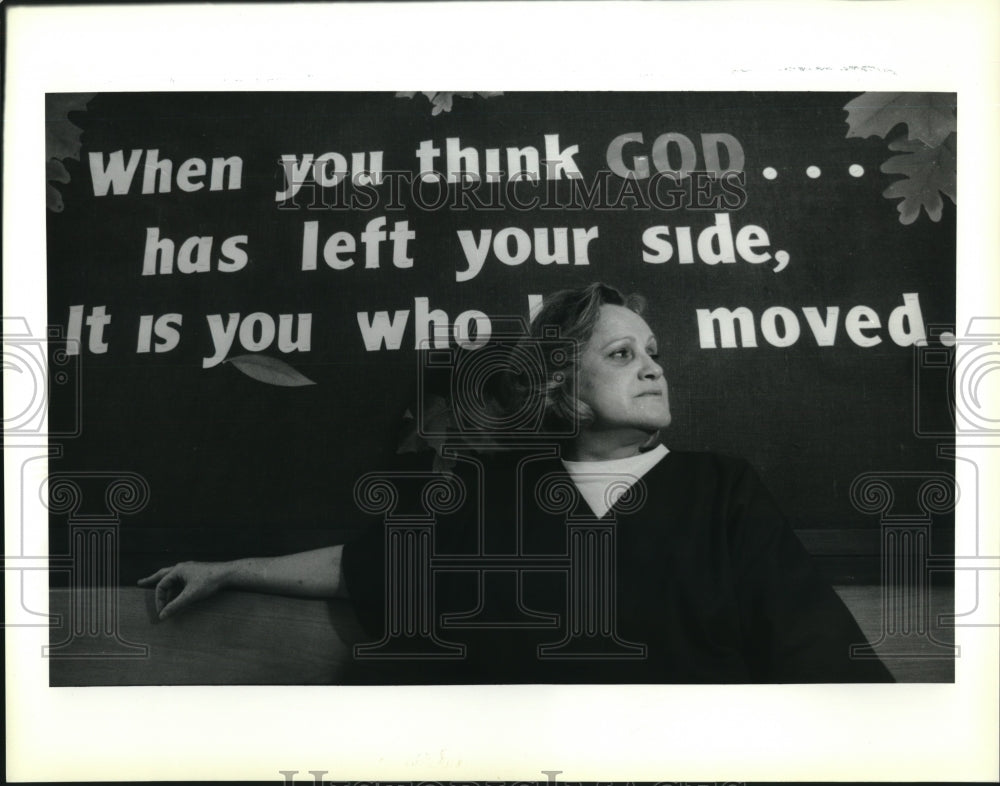 1992 Press Photo Linda Greenwalt, Director of the Kenner Adult Day Care Center - Historic Images