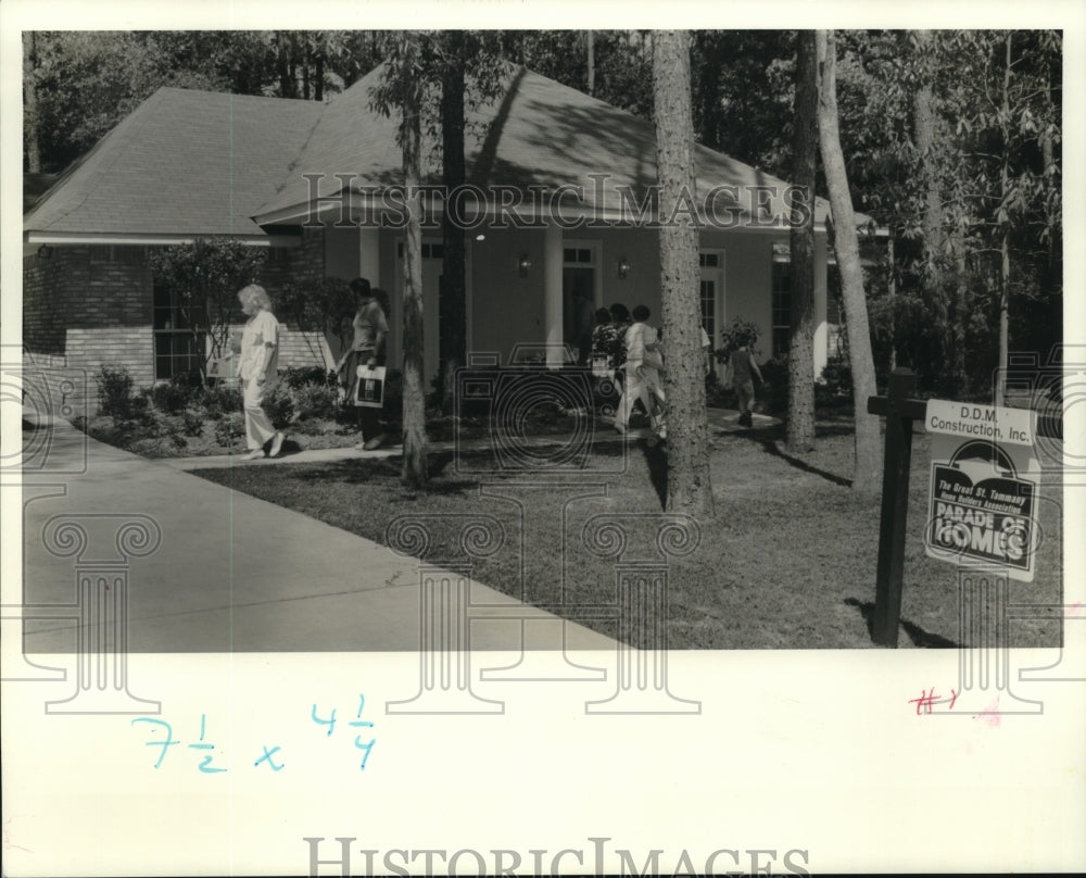 1990 Press Photo Home in Wynntree section of Greenleaves Estates in Mandeville - Historic Images