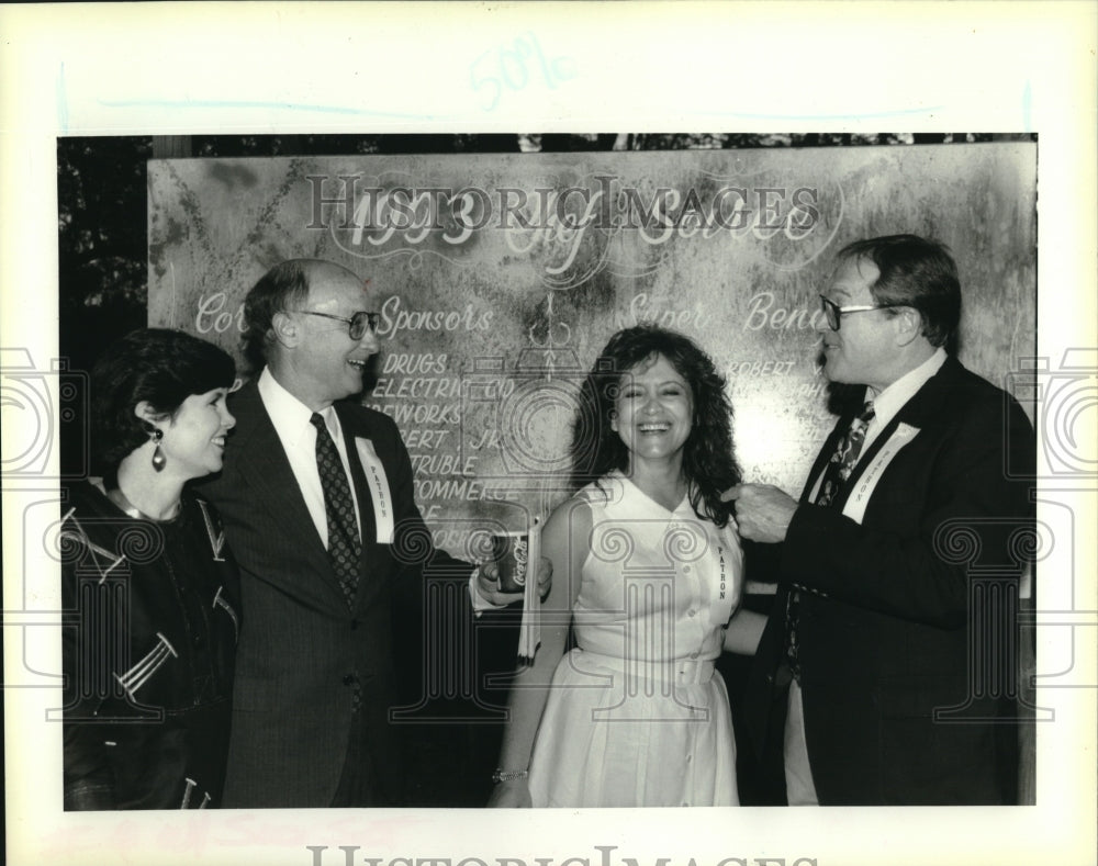 1993 Press Photo Principal dignitaries attending the Chef&#39;s Soiree - nob26926 - Historic Images