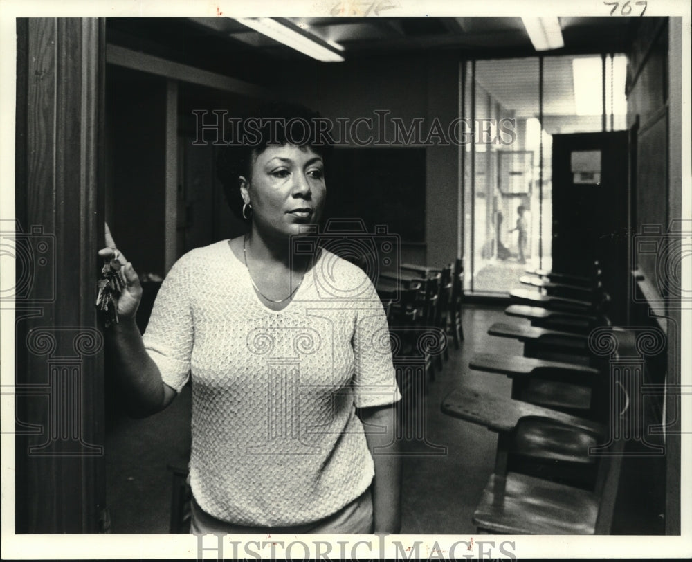 1981 Press Photo Gal Glapion, director The Urban League Street Academy - Historic Images