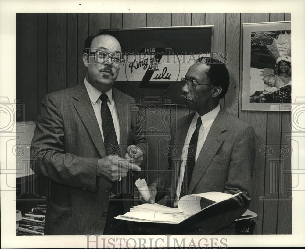 1986 Press Photo Roy Glapion, President of the Zulu Social Aid and Pleasure Club - Historic Images