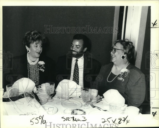 1990 Press Photo Link's Luncheon attendees - Historic Images